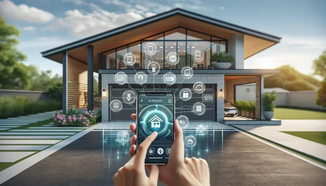 7 Vantagens das Portas de Garagem Inteligentes com Smartphone