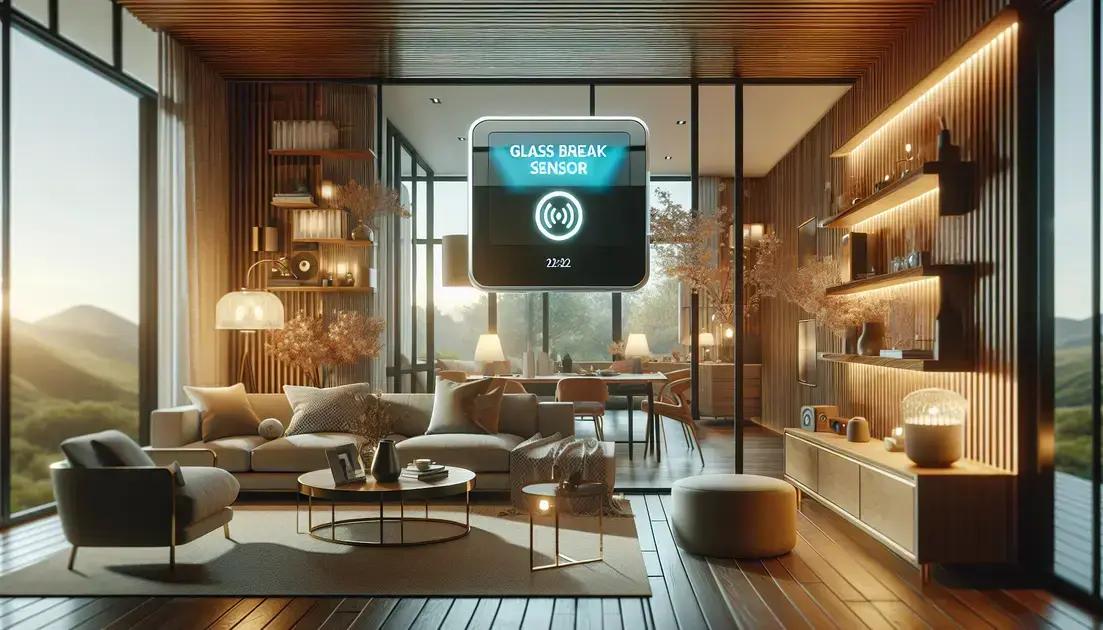 Como os sensores de quebra de vidro inteligentes oferecem proteção completa em casas conectadas