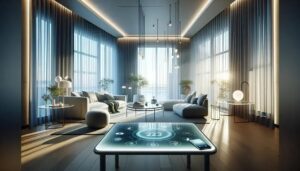 Cortinas automáticas inteligentes com ajuste de iluminação natural: o futuro da iluminação!